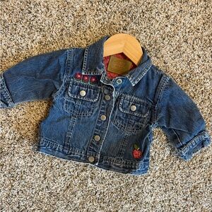 OshKosh Embroidered Baby Girl Denim Jacket